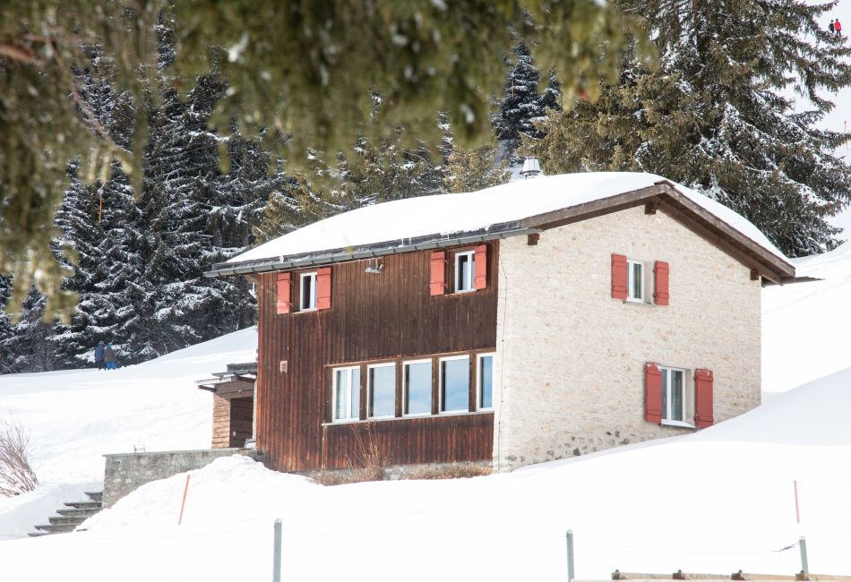 Gruppenhaus "Bergli", Winterbild