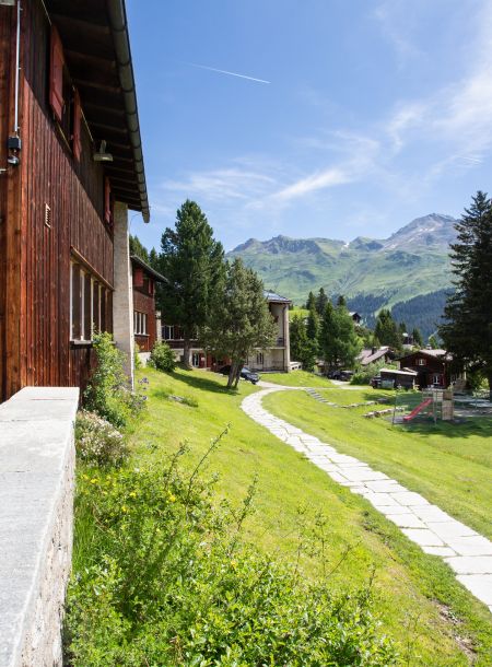 Aussenbereich im Sommer